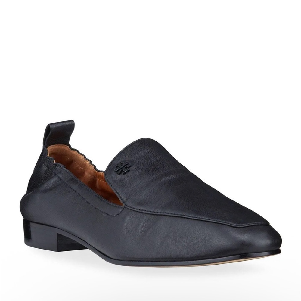 Tory Burch Kira Stretch Black Loafers